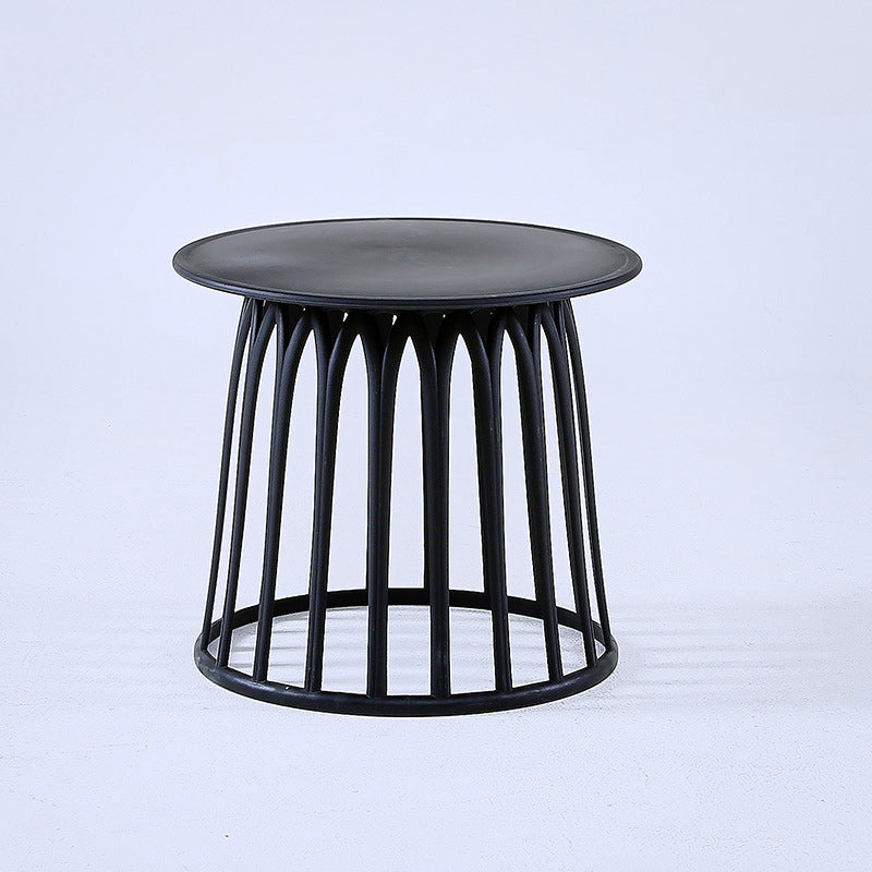 Scandinavian Skeleton Column Side Table