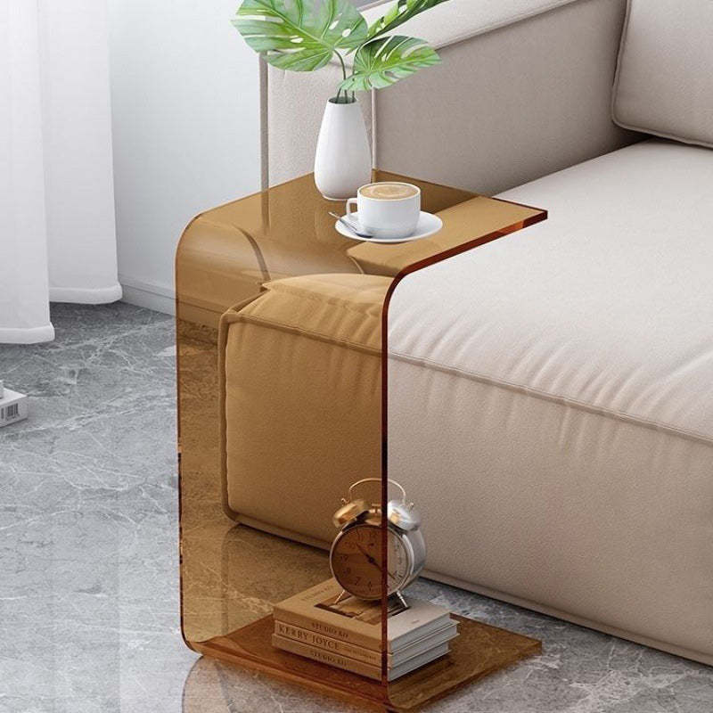 Minimalist Rectangular Acrylic Side Table