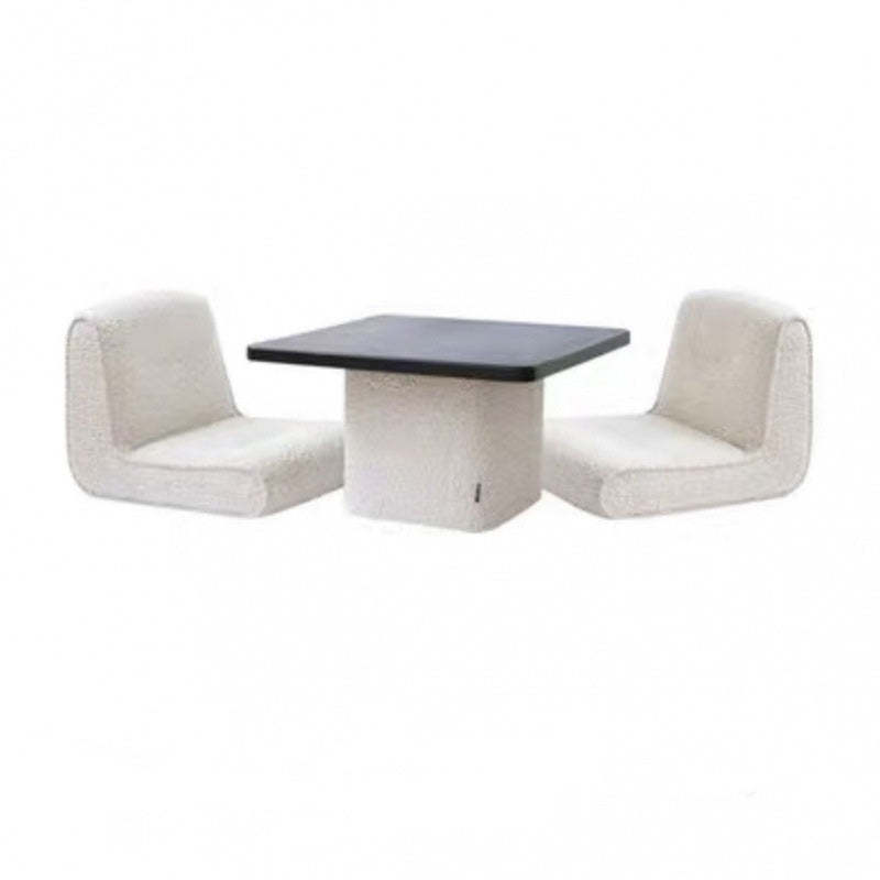 Japanese Square Lambswool Pine Coffee Table