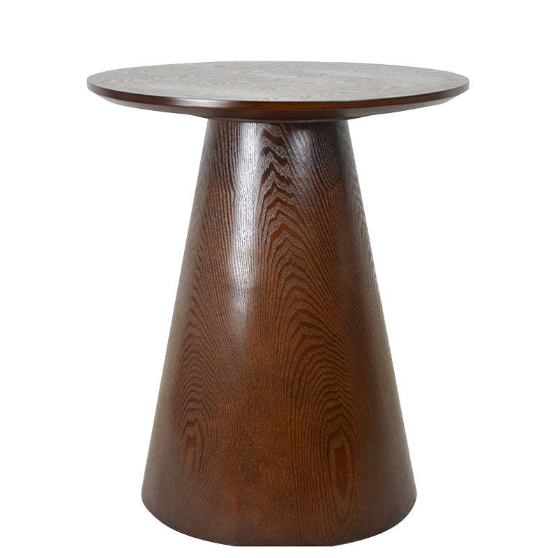 Minimalist Round White Ash Wood Coffee Table
