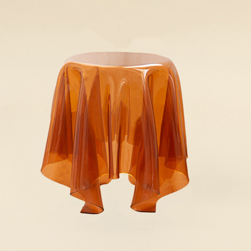 Scandinavian Magic Acrylic Glass End Table — Transparent Tea Color