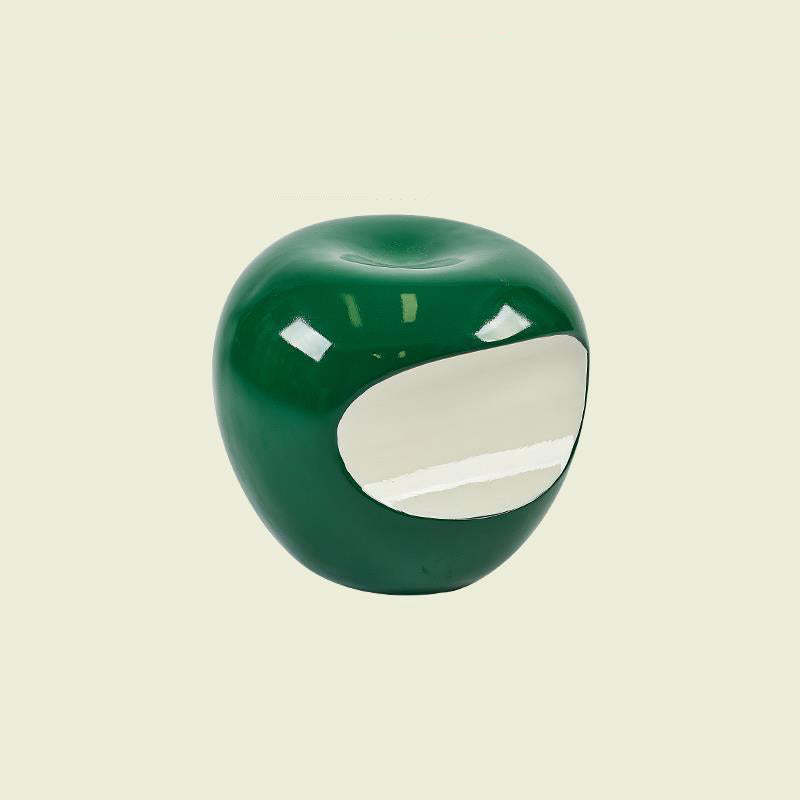 Modern Art Deco Apple Round Resin Chair