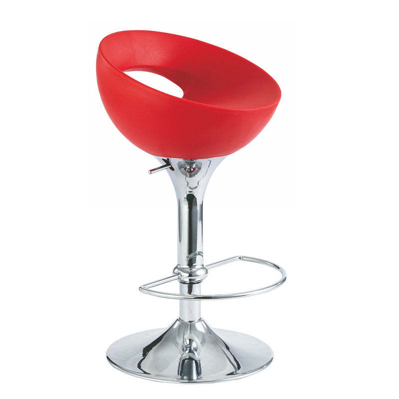 Modern Round Iron Swivel Bar Stool