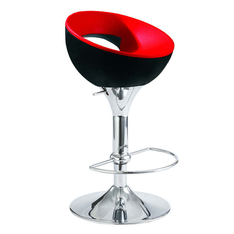 Modern Round Iron Swivel Bar Stool