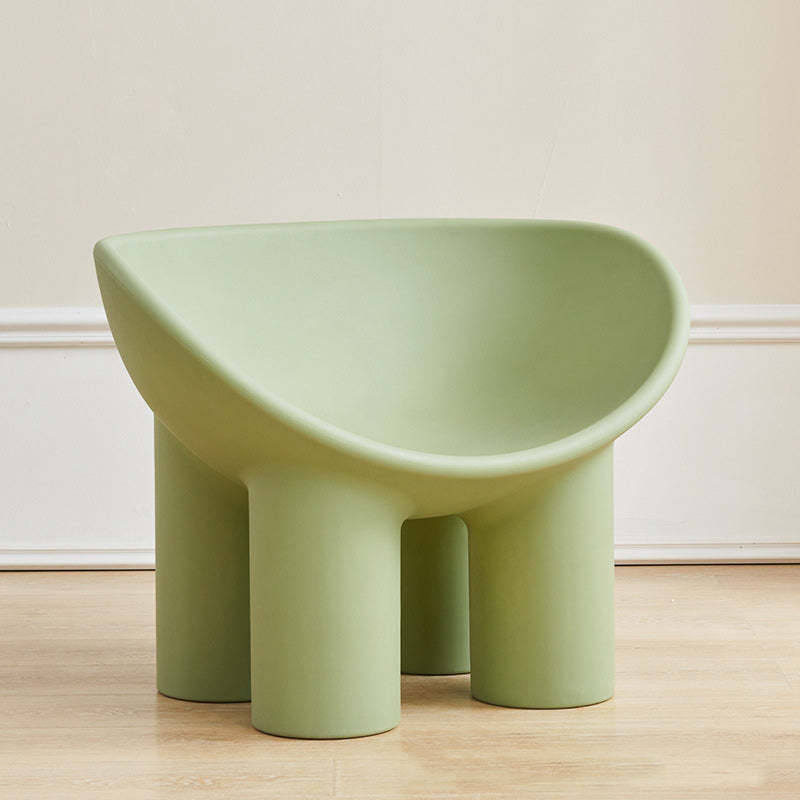 Creative oval green metal accent chairs, Lighom