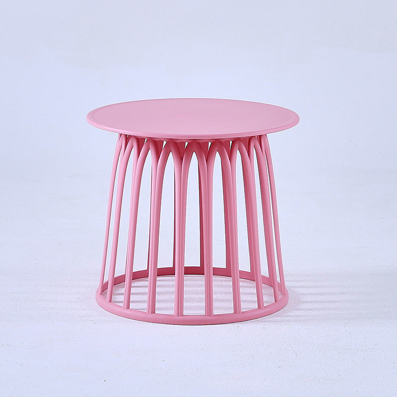 Scandinavian Skeleton Column Side Table