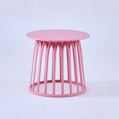 Scandinavian Skeleton Column Side Table