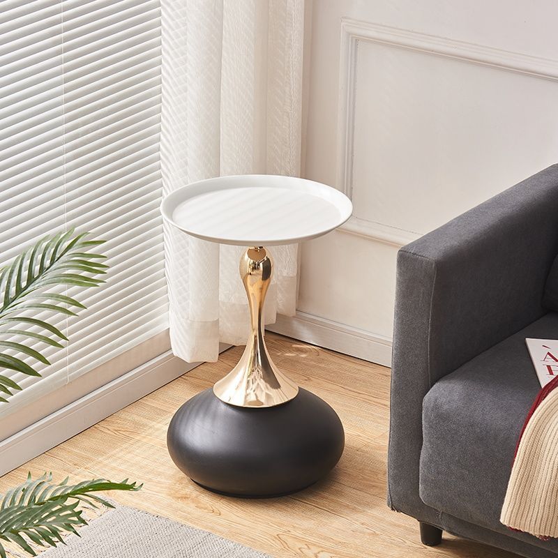Luxury Round Oval Metal Coffee Table