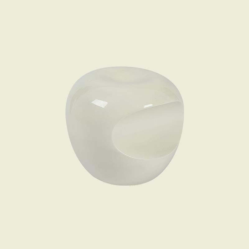Modern Art Deco Apple Round Resin Chair
