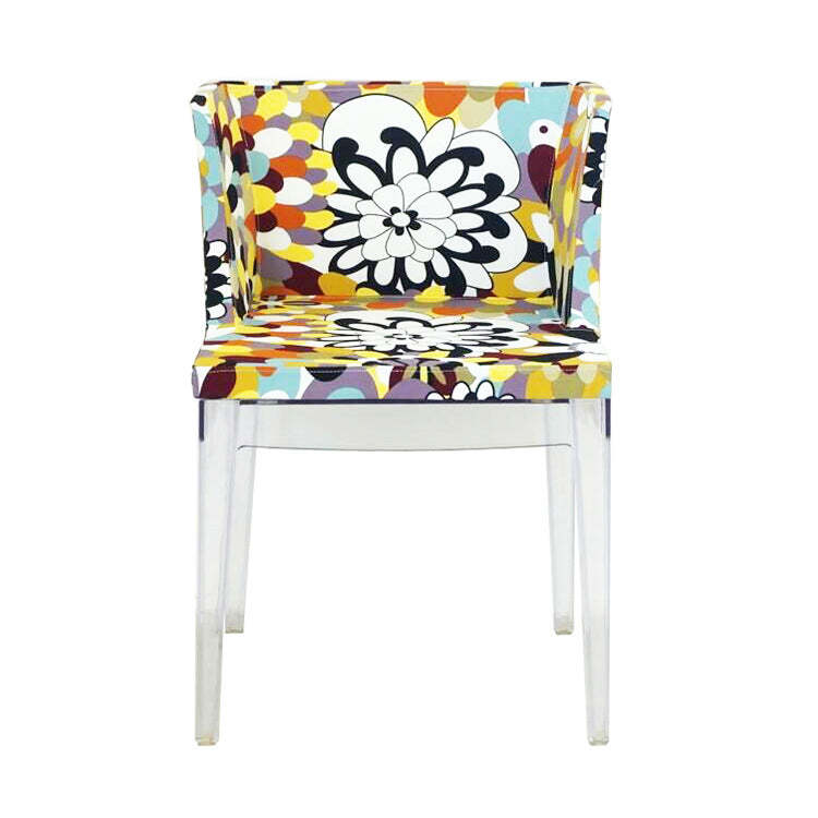 Art Deco Fabric Dining Chair
