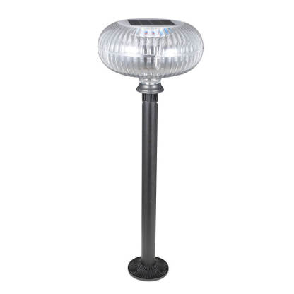 Modern Solar Oval Aluminum LED Outdoor Light