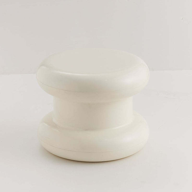 Scandinavian Acrylic Cylinder Vanity Stool — Standard Green