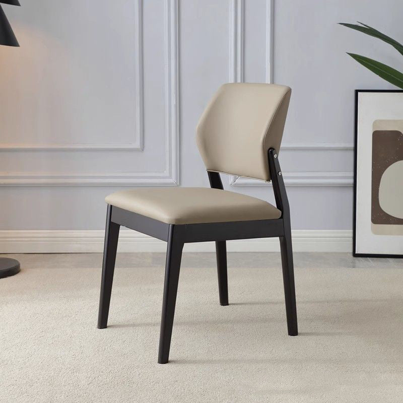 Nordic Wood Leather Chair