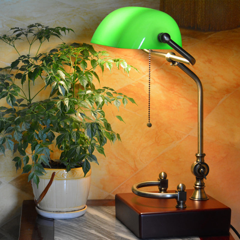 Traditional solid wood iron table lamps, Lighom — 220V-240V (UK/AU)