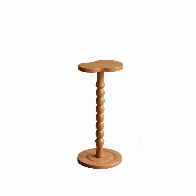 Gourd orb wood end & side tables for bedroom — Cherry