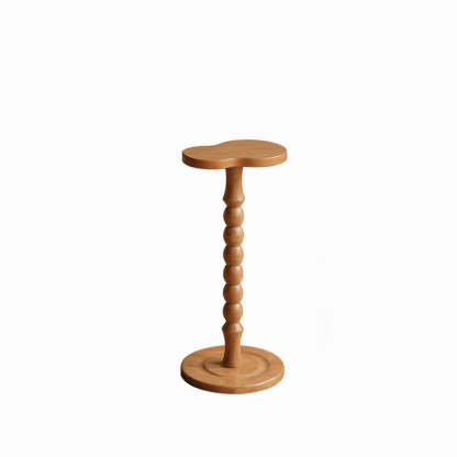 Vintage Orb Gourd Wood Side Table