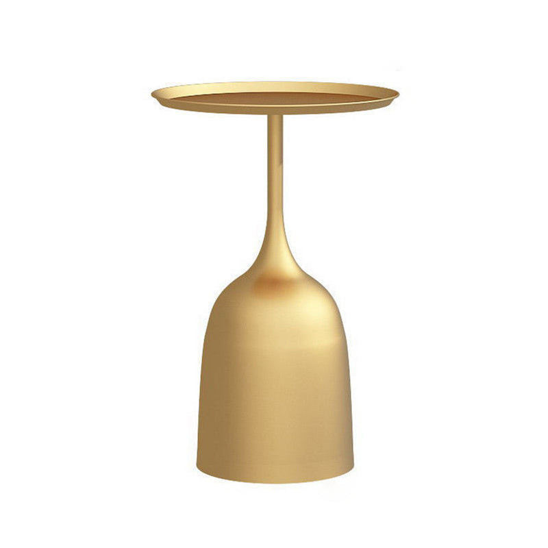 Scandinavian Metal Iron Marble End Table