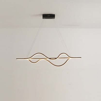 Minimalist Lines LED Island Chandelier