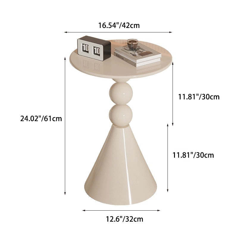 Minimalist Round Iron Metal Coffee Table