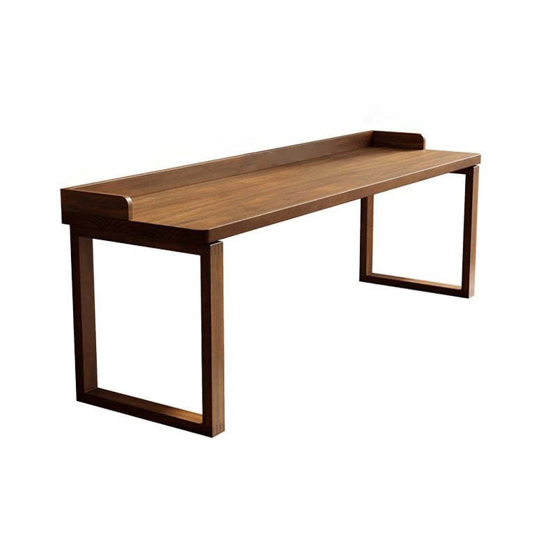 Rustic Rectangular Wood Desk
