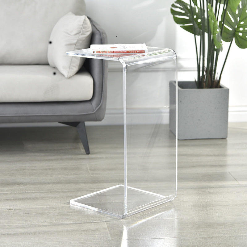 Minimalist Slab Plastic Acrylic End Table