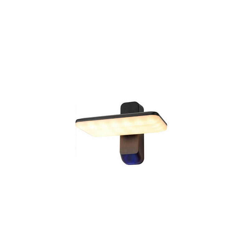 Black aluminum sensor infrared wall sconces - modern — Hardwired / 220V-240V (UK/AU)