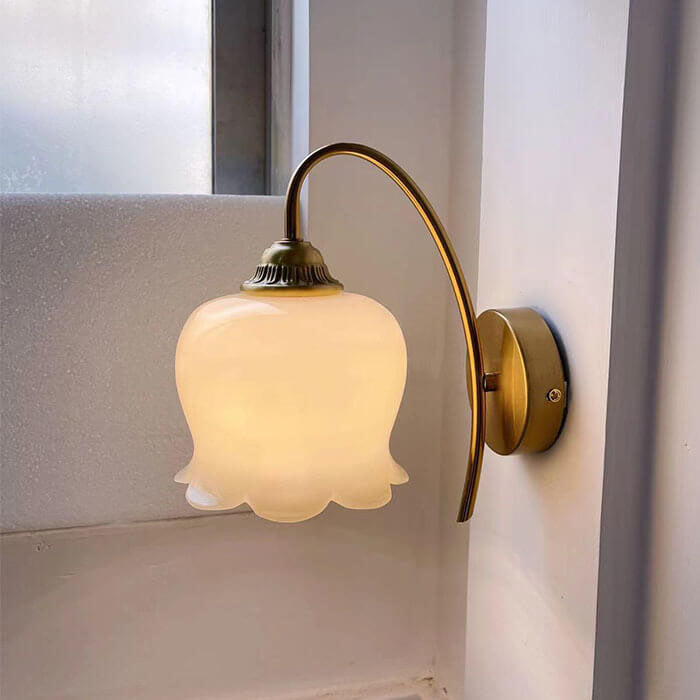 Modern home petal wall sconces in iron — 110V-120V (US/CA