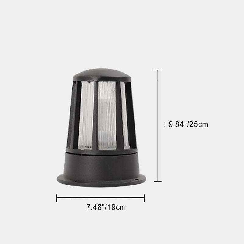 Industrial Aluminum Acrylic Outdoor Post Landscape Light