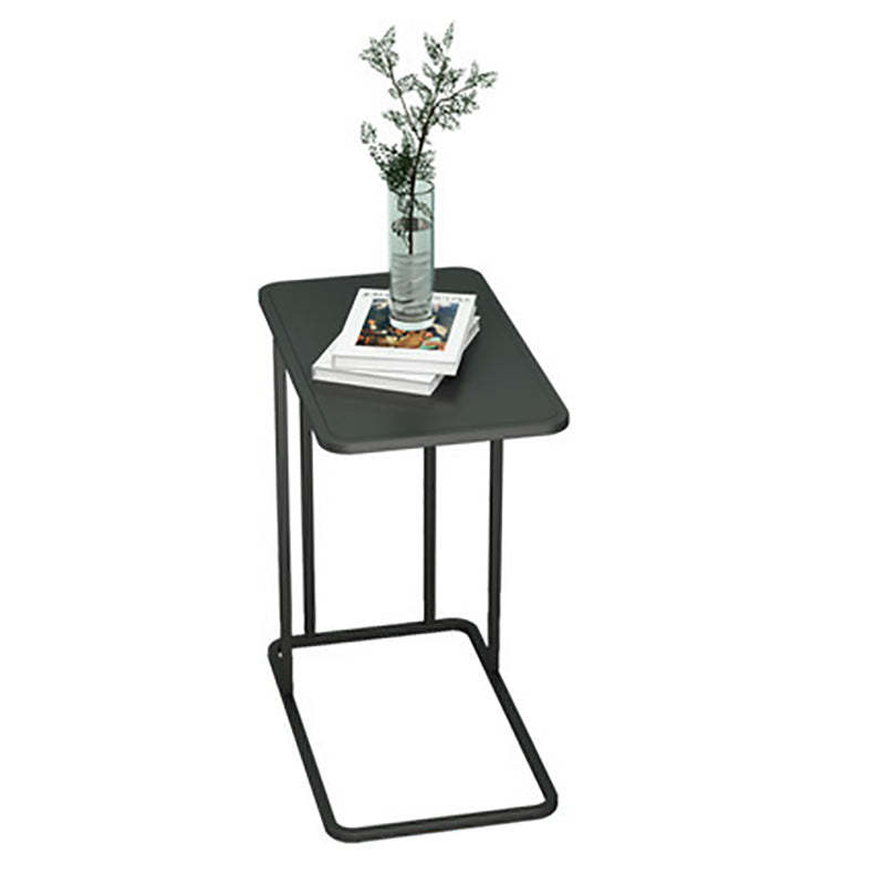 Contemporary Rectangle Marble Top End Table
