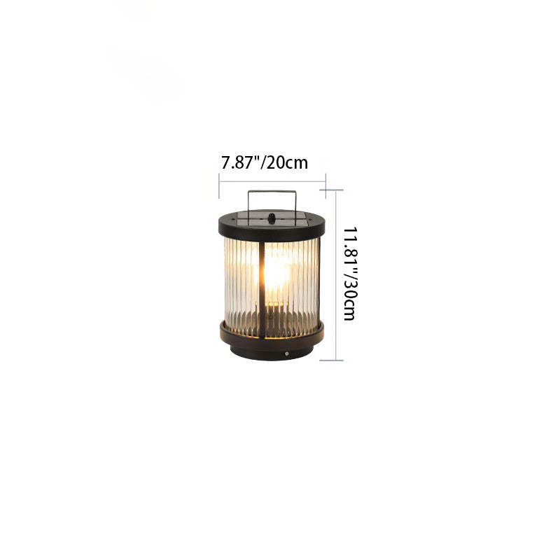 Minimalist Solar Stripe Aluminum Landscape Light