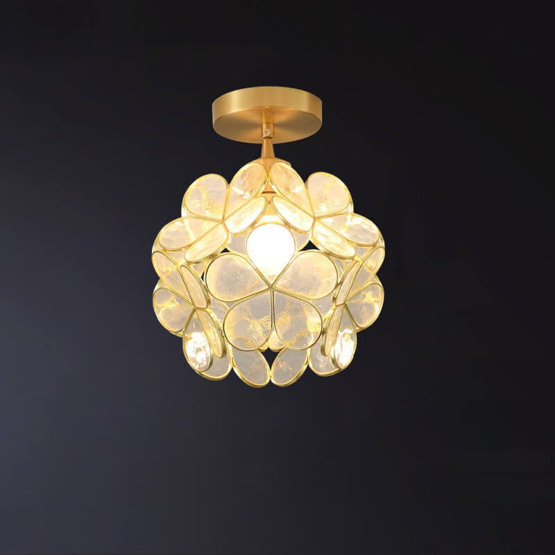 New Japanese Manual Petal Aisle Ceiling Light