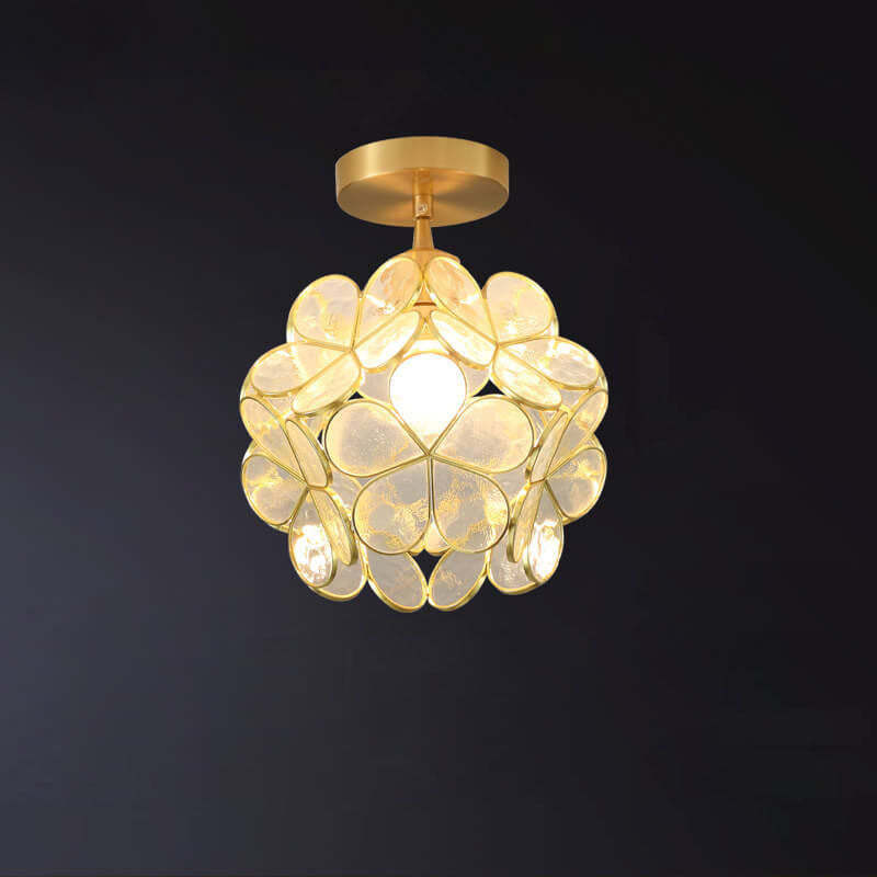 New Japanese Manual Petal Aisle Ceiling Light