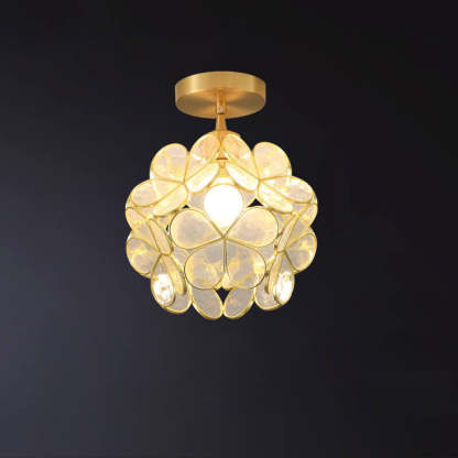 New Japanese Manual Petal Aisle Ceiling Light