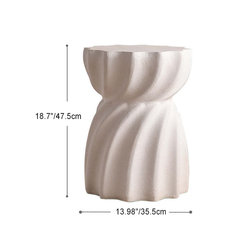 Scandinavian Stripe Cylinder Magnesium Side Table