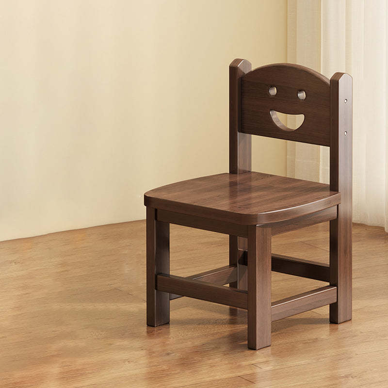 Vintage Smile Wood Curved Dining Chair