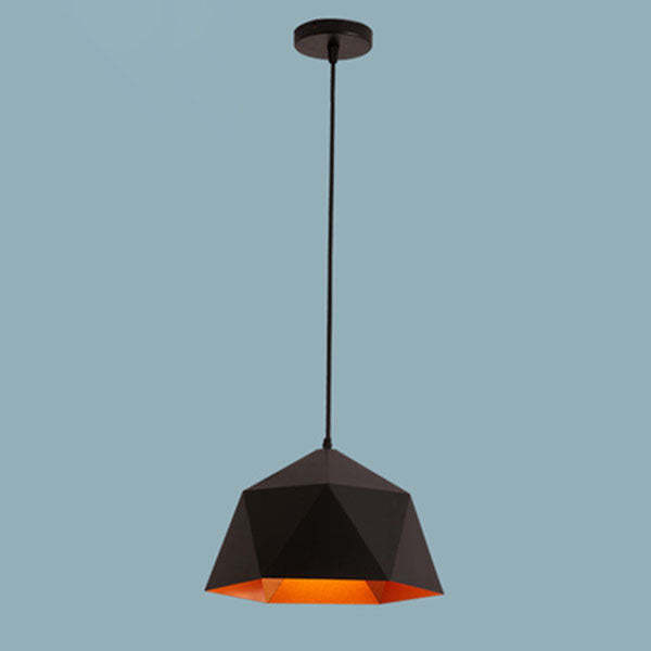 Modern Macaron Iron Lozenge Pendant Light