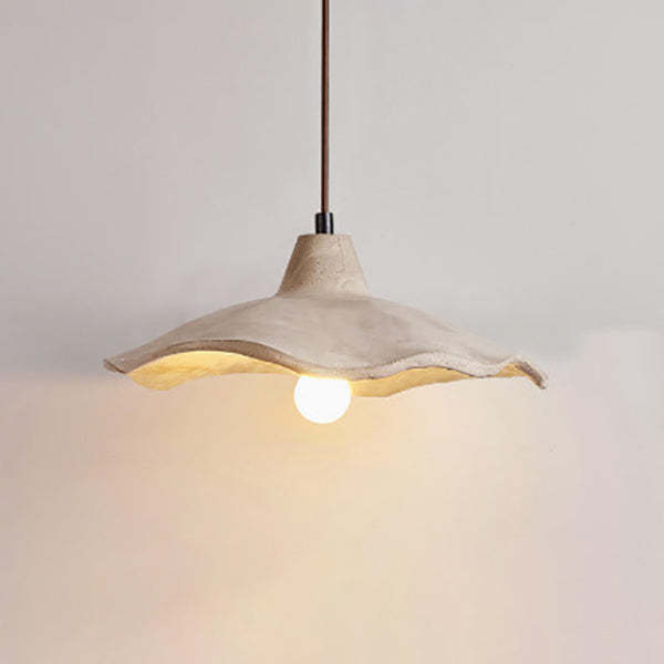 Japanese Vintage Flower Cement Island Chandelier