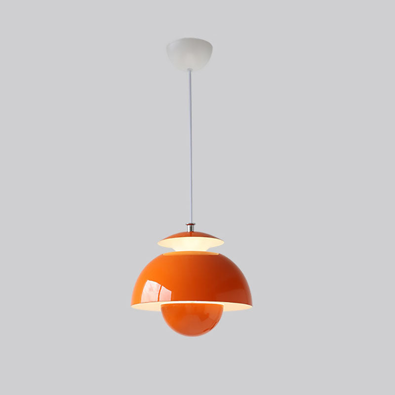 Nordic Iron Aluminum Flower Bud LED Pendant Light