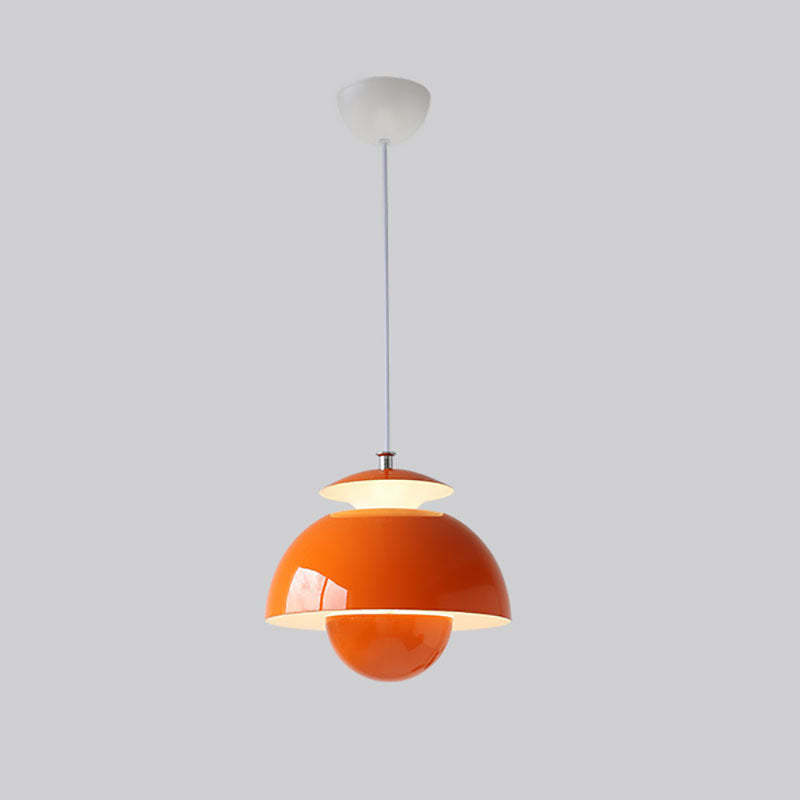 Nordic Iron Aluminum Flower Bud LED Pendant Light