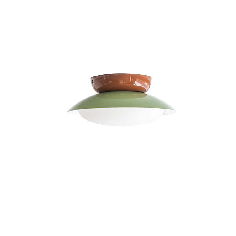Scandinavian Macaron Semicircle Ceiling Light