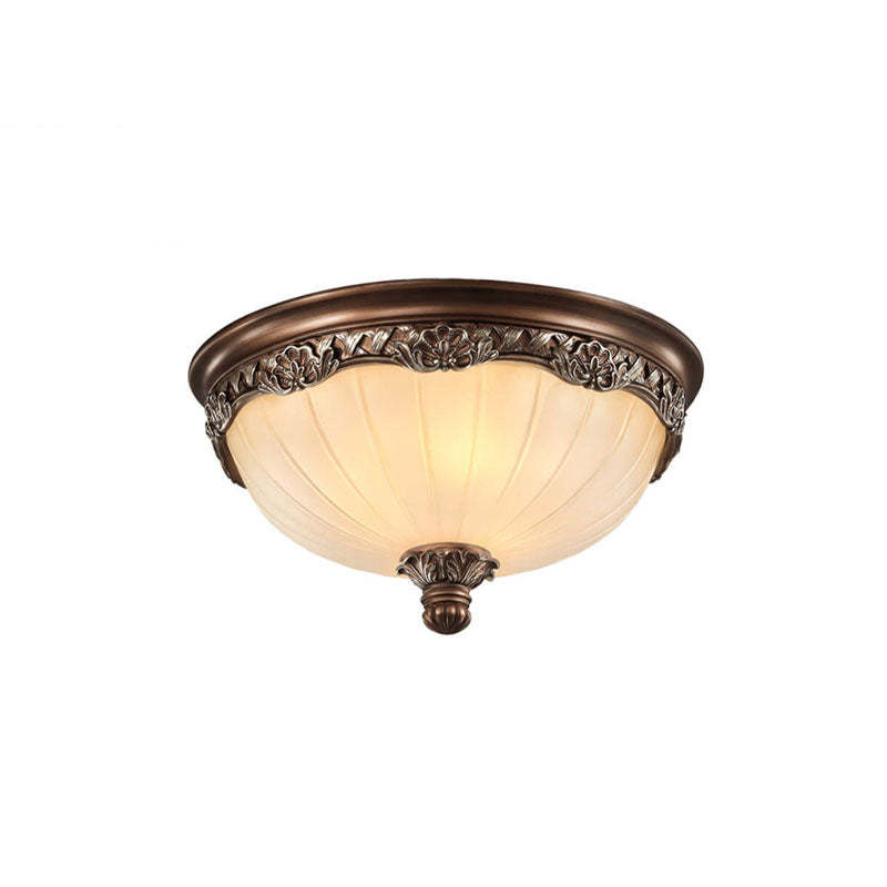 European Vintage Rustic Iron 2/3-Light Flush Mount