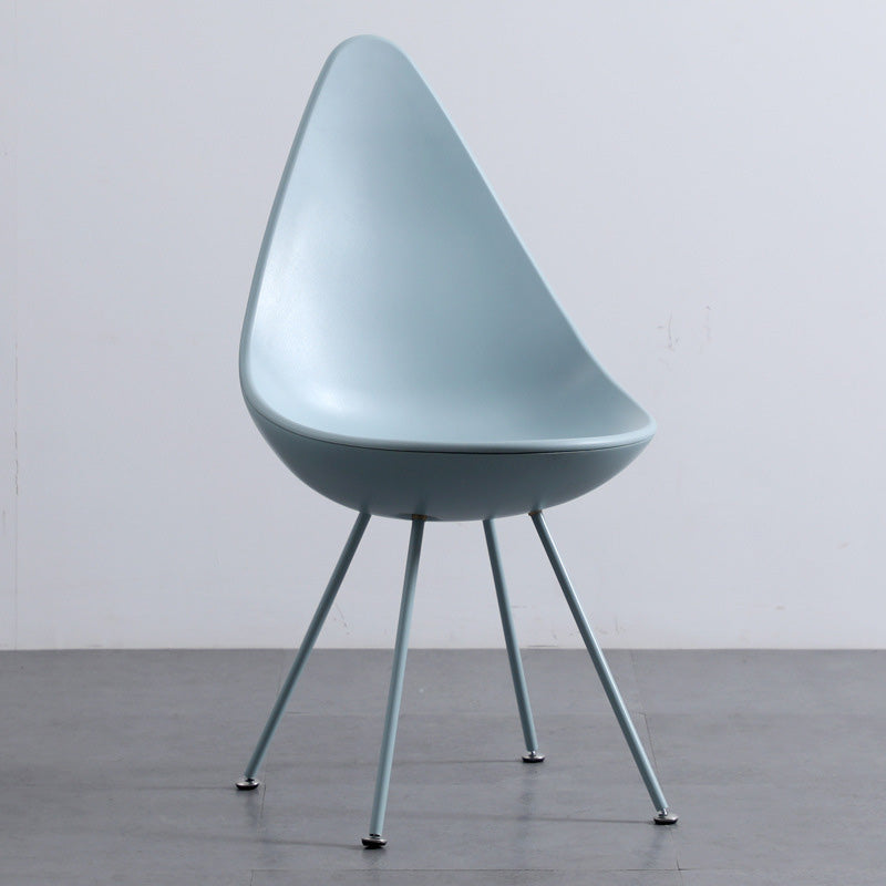 Contemporary Water Drop Plastic Dining Chair