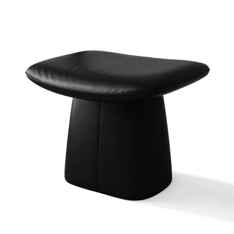 Minimalist Microfiber Leather Vanity Stool