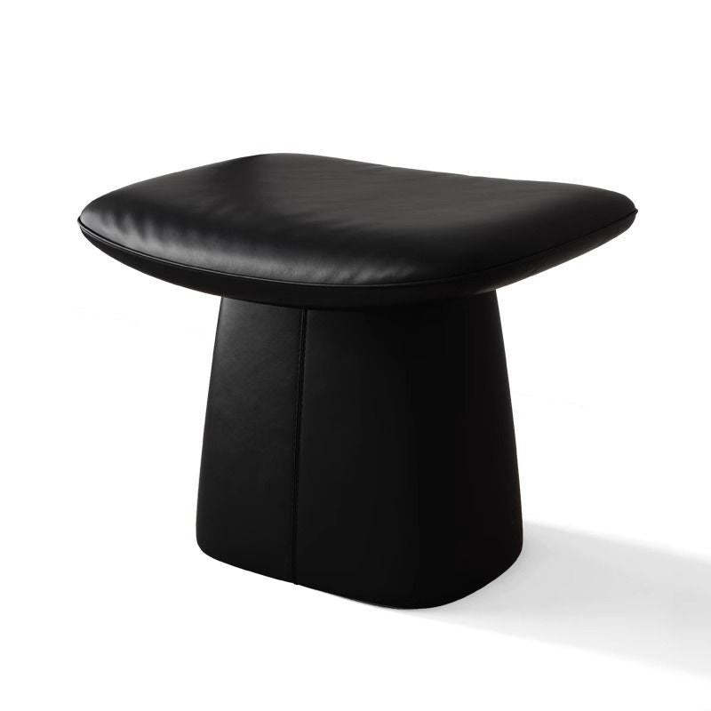 Minimalist Microfiber Leather Vanity Stool