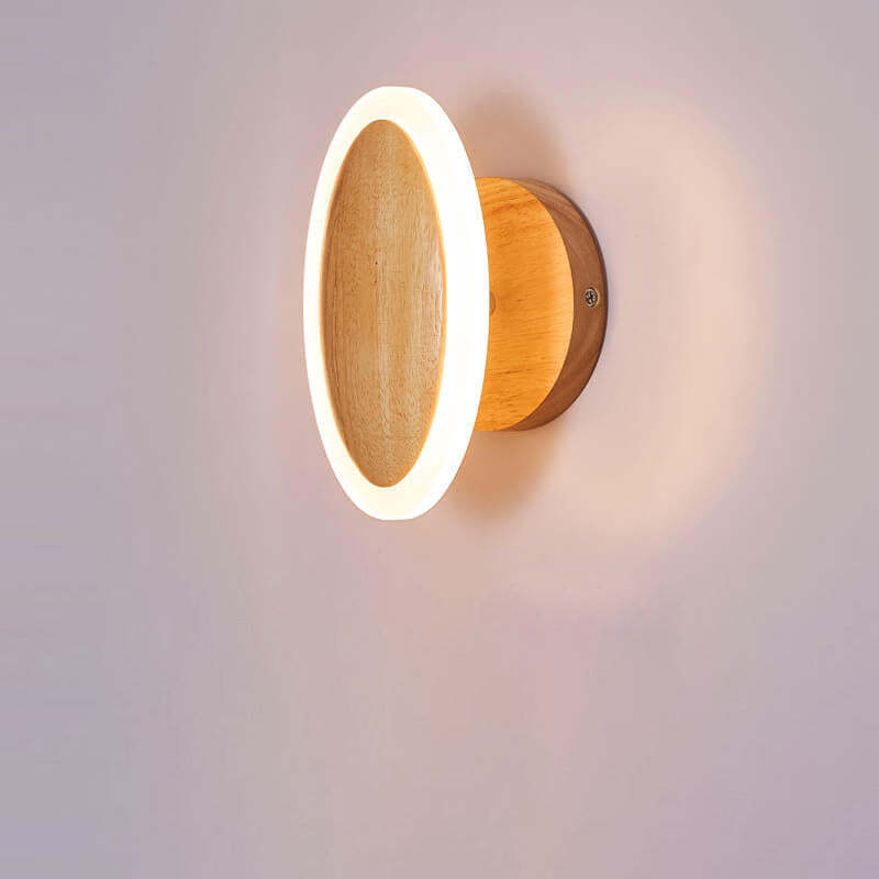 Minimalist Log Oval LED Ceiling Light