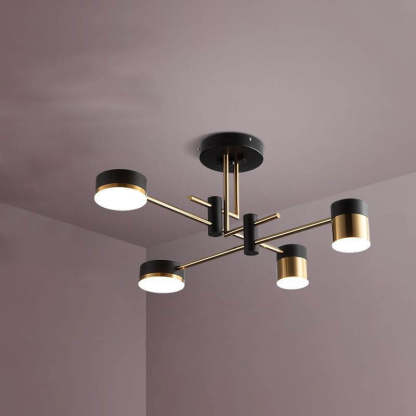 Minimalist Black Gold Balanced Ceiling Light