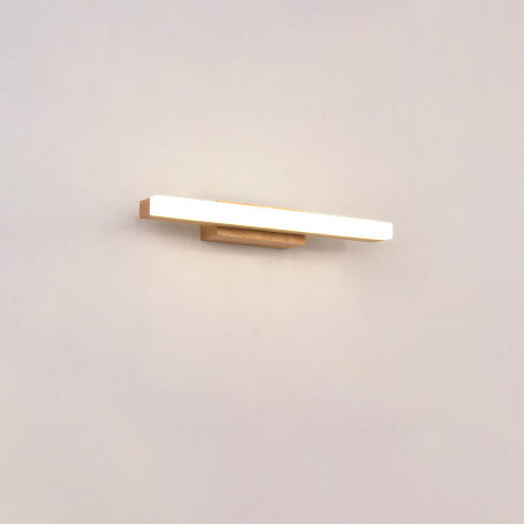 Nordic Minimalist Wooden Vanity LED Sconce