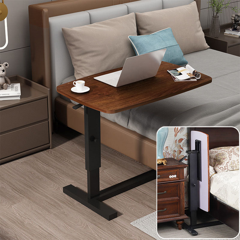 Minimalist Rectangular Wood Metal Foldable End Table
