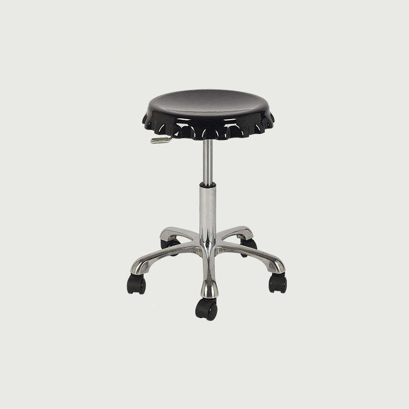 Contemporary Beer Bottle Cap Plastic Swivel Bar Stool