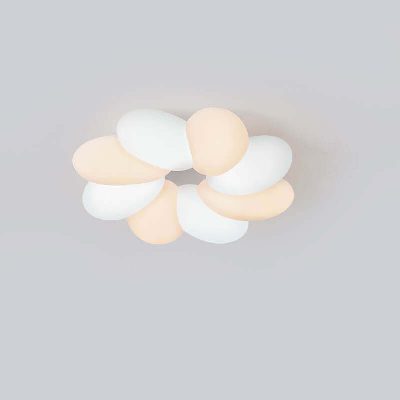 Nordic Colorful Flower LED Flush Mount Light